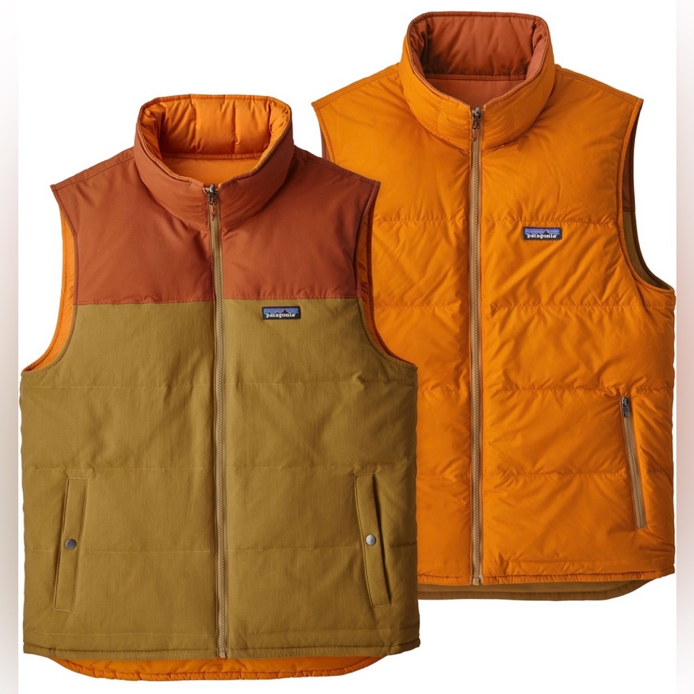 Patagonia Reversible Bivy Down Vest - Men's medium